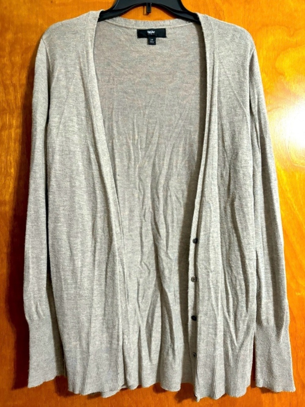 Mossimo Beige Open-Front Cardigan Sweater